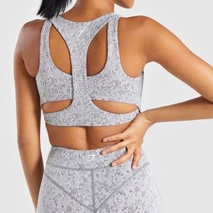 Gymshark Fleur Texture Sports Bra - NWOT